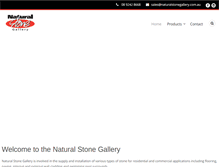 Tablet Screenshot of naturalstonegallery.com.au
